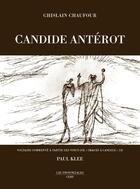 Couverture du livre « Candide Anterot ; Voltaire commenté à partir de vingt-six 