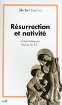Couverture du livre « Résurection et nativité » de Corbin M aux éditions Cerf