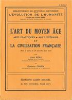 Couverture du livre « L'art du Moyen Âge et la civilisation française » de  aux éditions Albin Michel