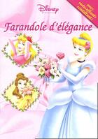 Couverture du livre « Disney Princesses ; farandole d'élégance ; stickers étincelles » de Disney aux éditions Disney Hachette