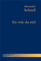 Couverture du livre « En voie du reel » de Alexander Schnell aux éditions Hermann