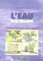 Couverture du livre « L'eau a la maison » de Cabrit-Leclerc S. aux éditions Terre Vivante