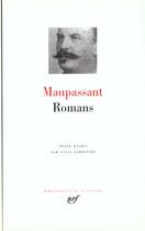 Couverture du livre « Romans » de Guy de Maupassant aux éditions Gallimard