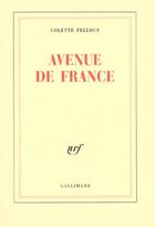 Couverture du livre « Avenue de France » de Colette Fellous aux éditions Gallimard