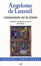 Couverture du livre « Commentaire sur la Genèse » de Angelome De Luxeuil aux éditions Cerf