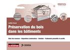 Couverture du livre « Préservation du bois dans les bâtiments » de Laetitia Pascal aux éditions Le Moniteur