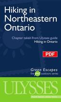 Couverture du livre « Hiking in Northeastern Ontario » de Tracey Arial aux éditions Ulysse