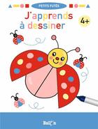 Couverture du livre « Les p'tits futes (wipe and clean) - j'apprends a dessiner 4+ » de  aux éditions Le Ballon
