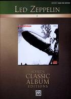 Couverture du livre « Led Zeppelin I classic album editions bass tab » de Led Zeppelin aux éditions Alfred