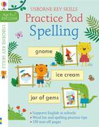 Couverture du livre « Spelling practice pad 6-7 » de Kirsteen Robson aux éditions Usborne