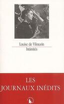 Couverture du livre « Intimités » de Louise De Vilmorin aux éditions Gallimard