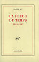 Couverture du livre « La fleur du temps - (1983-1987) » de Claude Roy aux éditions Gallimard (patrimoine Numerise)