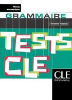 Couverture du livre « Tests grammaire intermediaire » de Giovanna Tempesta aux éditions Cle International