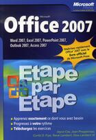 Couverture du livre « Office 2007 étape par étape » de Cox+Preppernau+Frye aux éditions Microsoft Press