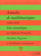 Couverture du livre « Annales mathematiques 1998-99 voie s » de Stephane Preteseille aux éditions Belin Education