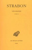 Couverture du livre « Géographie Tome 8 ; livre 11 » de Strabon aux éditions Belles Lettres