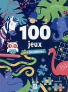 Couverture du livre « 100 jeux mini - les animaux » de  aux éditions Le Ballon