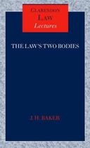 Couverture du livre « The law's two bodies » de John Baker aux éditions Oxford Up Elt