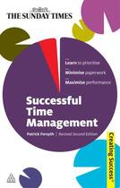 Couverture du livre « Successful Time Management » de Patrick Forsyth aux éditions Kogan Page Digital
