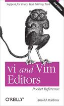 Couverture du livre « Vi and Vim editors pocket reference » de Arnold Robbins aux éditions O Reilly