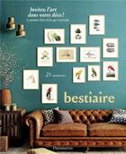 Couverture du livre « Bestiaire ; invitez l'art dans votre déco ! » de  aux éditions Flammarion