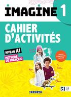 Couverture du livre « Imagine 1 - cahier + cahier numerique + didierfle.app » de Cocton/Ellafaf aux éditions Didier