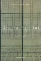Couverture du livre « Paolini giulio » de Alain Coulange aux éditions Le Regard
