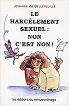 Couverture du livre « Le harcèlement sexuel non c'est non » de Johanne De Bellefeuille aux éditions Remue Menage