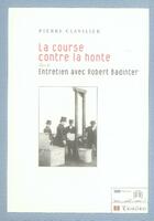 Couverture du livre « La course contre la honte » de Pierre Clavilier aux éditions Tribord