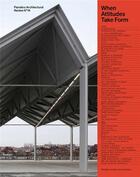 Couverture du livre « When attitudes take form » de Flanders Architectural Review aux éditions Vai Flanders