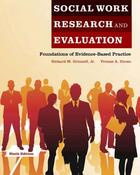 Couverture du livre « Social Work Research and Evaluation: Foundations of Evidence-Based Pra » de Unrau Yvonne A aux éditions Oxford University Press Usa