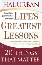 Couverture du livre « Life's Greatest Lessons » de Hal Urban aux éditions Touchstone