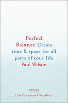 Couverture du livre « Perfect Balance » de Wilson Paul F. aux éditions Penguin Group Us