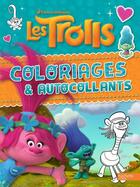 Couverture du livre « Dreamworks trolls - coloriages et autocollants » de  aux éditions Hachette Jeunesse