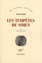 Couverture du livre « Les tempêtes de Simen » de Oystein Lonn aux éditions Gallimard
