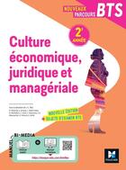 Couverture du livre « Nouveaux parcours - culture economique juridique et manageriale (cejm) bts 2e annee - ed 2022 » de Diry Jean/Verite aux éditions Foucher