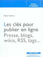 Couverture du livre « Les cles pour publier en ligne » de Sallinen David aux éditions Edisens