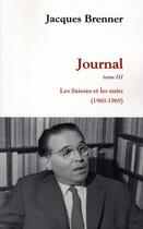 Couverture du livre « Journal (1960-1969) » de Jacques Brenner aux éditions Pauvert