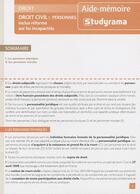 Couverture du livre « Droit civil : personnes » de Marie-Benedicte Guillet aux éditions Studyrama
