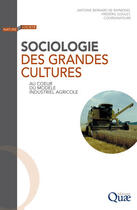 Couverture du livre « Sociologie des grandes cultures ; au coeur du modèle industriel agricole » de Frederic Goulet et Antoine Bernard De Raymond aux éditions Quae