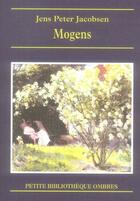 Couverture du livre « Mogens » de Jens Peter Jacobsen aux éditions Ombres