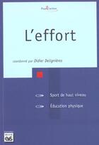 Couverture du livre « L'effort » de  aux éditions Eps