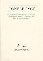 Couverture du livre « Édition 2006 » de  aux éditions Conference