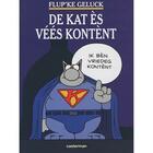 Couverture du livre « De kat ès véés kontènt » de Philippe Geluck aux éditions Casterman