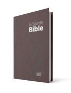 Couverture du livre « La Sainte Bible neg compacte, rigide imprime brun » de  aux éditions Ste Biblique De Geneve