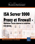 Couverture du livre « Isa server 2000 » de Philippe Mathon aux éditions Eni
