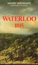 Couverture du livre « Waterloo » de  aux éditions Bartillat