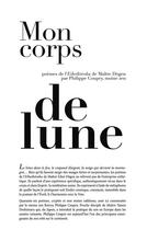 Couverture du livre « Mon corps de lune » de Philippe Coupey aux éditions Desiris