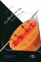 Couverture du livre « Cocktails au vin ; classiques, créatifs, inédits » de Gianfranco Di Niso aux éditions White Star