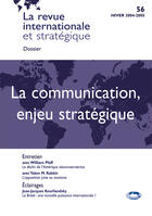 Couverture du livre « La communication, enjeu stratégique (hiver 2004-2005) » de  aux éditions Dalloz